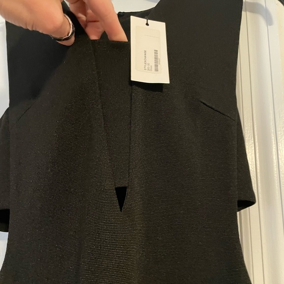 🔥NWT De Philo Bodycon Dress Size M Black - Picture 8 of 11